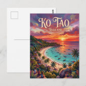 Carte Postale Ko Tao Thaïlande (Devant / Derrière)