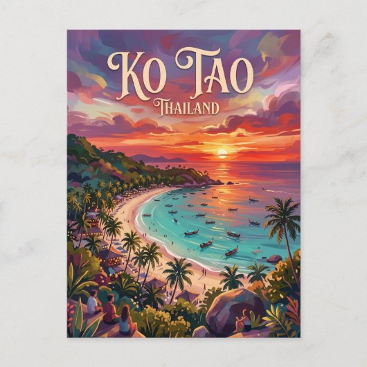 Carte Postale Ko Tao Thaïlande (Devant)