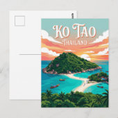 Carte Postale Ko Tao Thaïlande (Devant / Derrière)