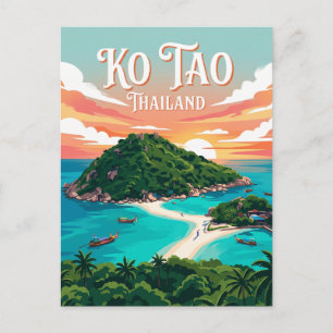 Carte Postale Ko Tao Thaïlande