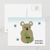 Carte Postale Koala (Devant / Derrière)
