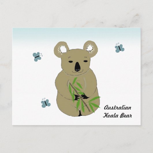 Carte Postale Koala (Devant)