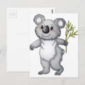 Carte Postale Koala (Devant / Derrière)