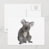 Carte Postale Koala (Devant / Derrière)