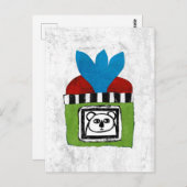 Carte postale Koala à domicile (Devant / Derrière)