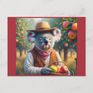 Carte Postale Koala Apple Orchard