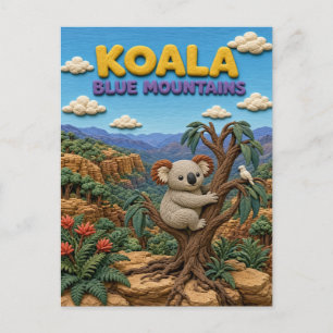 Carte Postale Koala Blue Mountains Moderne KlayKoo