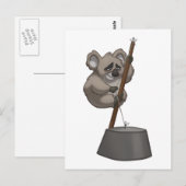 Carte postale Koala de Washbath-Playin (Devant / Derrière)