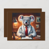 Carte Postale Koala Doctor (Devant / Derrière)