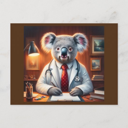 Carte Postale Koala Doctor (Devant)