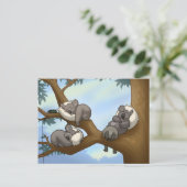 Carte postale Koala dormant (Debout devant)