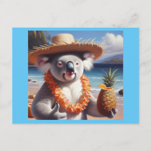 Carte Postale Koala Luau