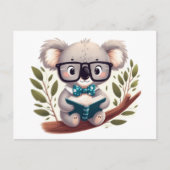 Carte Postale Koala with glasses (Devant)