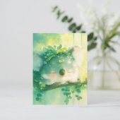Carte Postale Koala with Leaf Crown in Sunlit Forest (Debout devant)