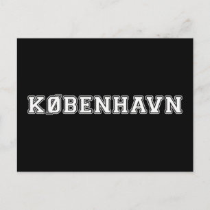 Carte Postale Kobenhavn Danmark