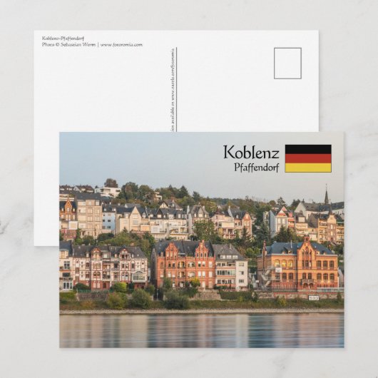 Carte Postale Koblenz Pfaffendorf (Devant / Derrière)