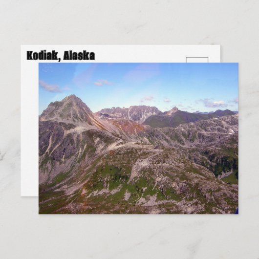 Carte Postale Kodiak (Devant / Derrière)