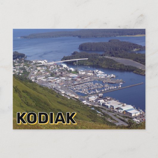 Carte Postale Kodiak, Alaska (Devant)