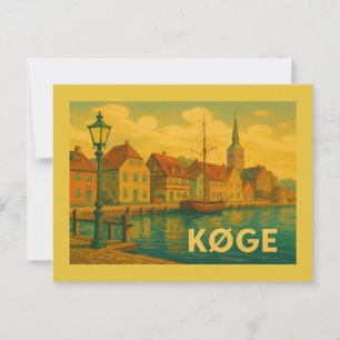 Carte Postale Køge Danemark Vieille Ville
