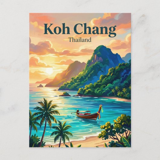 Carte Postale Koh Chang Thaïlande (Devant)