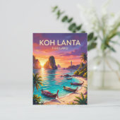 Carte Postale Koh Lanta Thaïlande (Debout devant)
