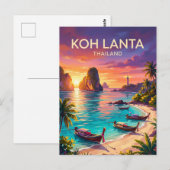 Carte Postale Koh Lanta Thaïlande (Devant / Derrière)