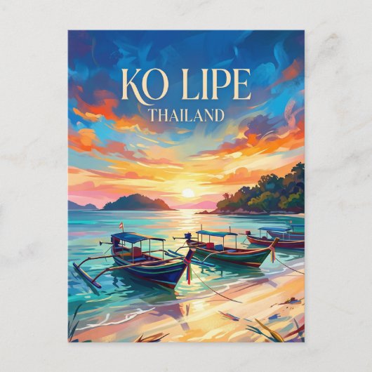 Carte Postale Koh Lipe Thaïlande (Devant)