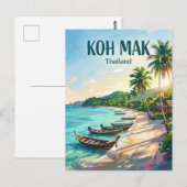 Carte Postale Koh Mak Thaïlande (Devant / Derrière)