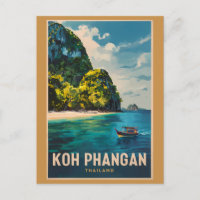 Koh Phangan Thaïlande Voyage Art Vintage