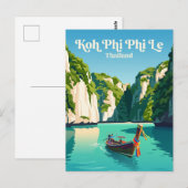 Carte Postale Koh Phi Phi Le Thaïlande (Devant / Derrière)