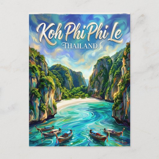 Carte Postale Koh Phi Phi Le Thaïlande (Devant)