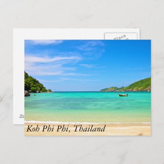 Carte Postale Koh Phi Phi, Thaïlande (Devant / Derrière)