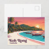 Carte Postale Koh Rong Cambodge (Devant / Derrière)