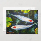 Carte Postale Kohaku Fish Tancho (Devant / Derrière)