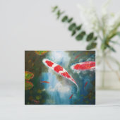 Carte Postale Kohaku Koi (Debout devant)