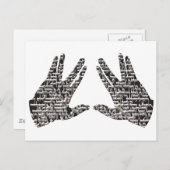 Carte Postale Kohen Hands (Devant / Derrière)