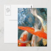 Carte Postale Koi (Devant / Derrière)