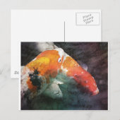 Carte Postale Koi (Devant / Derrière)