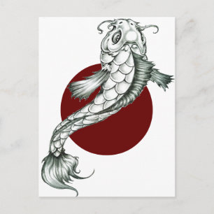 Carte Postale Koi