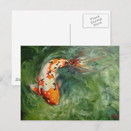 Carte Postale Koi#9 (Devant / Derrière)