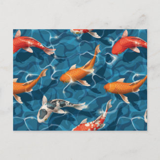 Carte postale Koi Carp