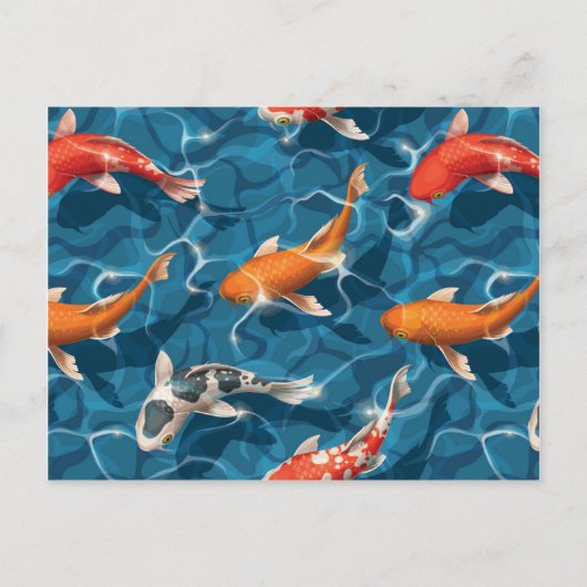 Carte postale Koi Carp (Devant)