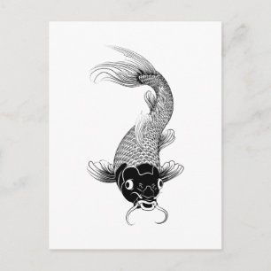 Carte Postale Koi Carp