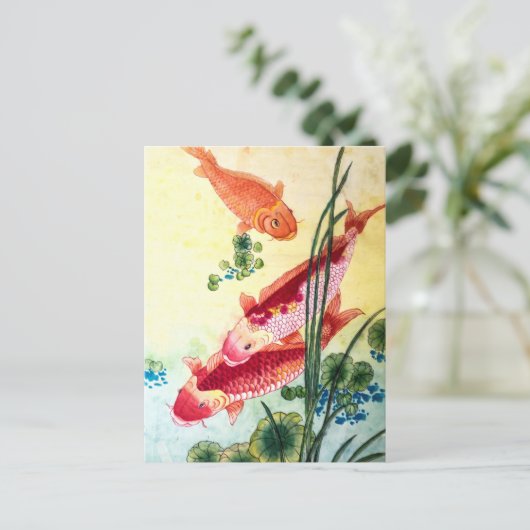 Carte Postale Koi Fish (Debout devant)