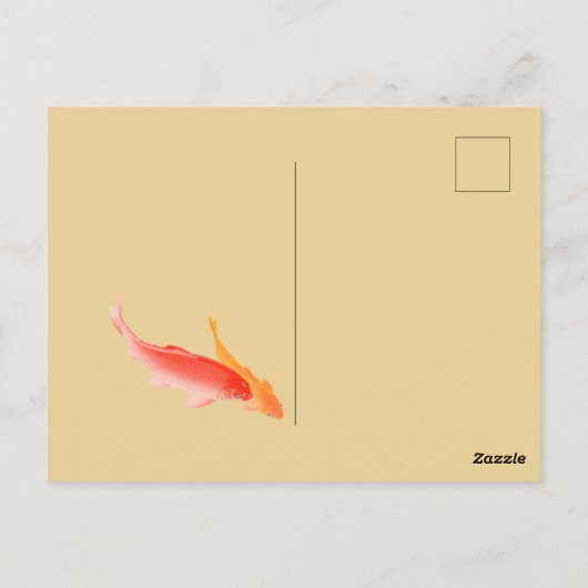 Carte Postale Koi Fish (Dos)