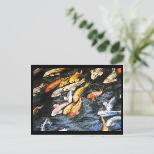 Carte postale Koi Fish (Debout devant)