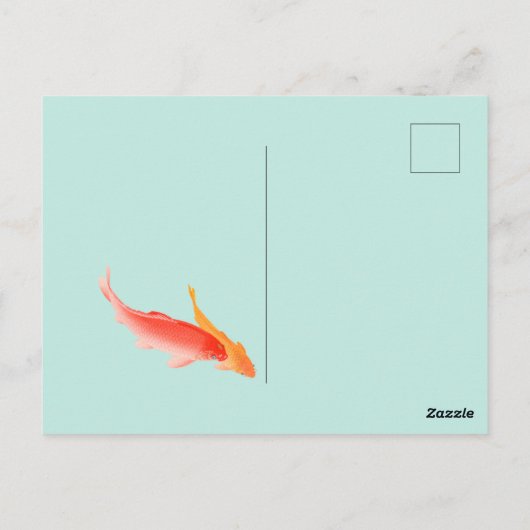 Carte Postale Koi Fish (Dos)