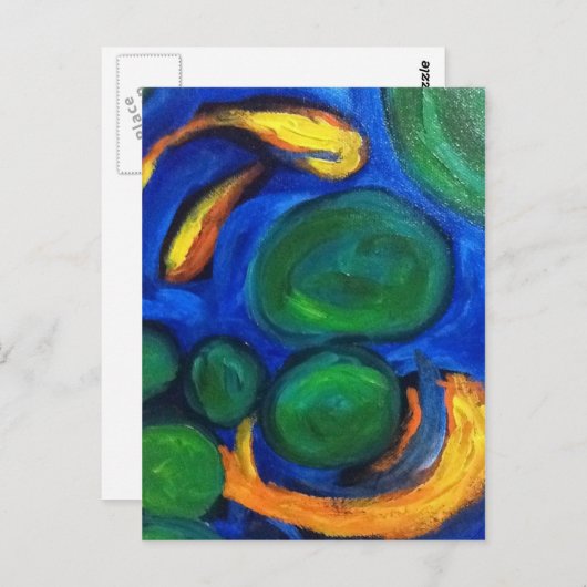 Carte postale Koi Joy (Devant / Derrière)