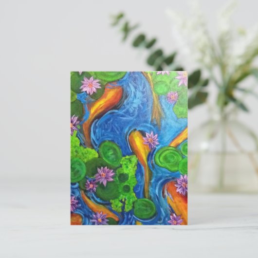 Carte postale Koi Joy II (Debout devant)