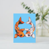 Carte postale Koi Kissing (Debout devant)